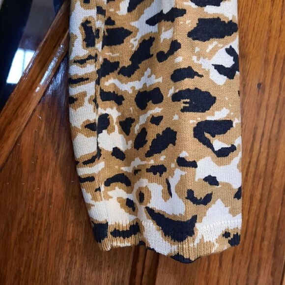 RARE Marshall Fields Cardigan Animal Print Silk/Nylon - Picture 7 of 10